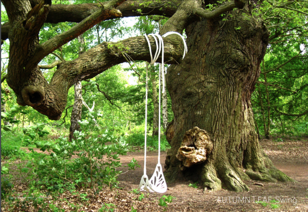 Buy the Aluminum Leaf Swing by Veronica Mar